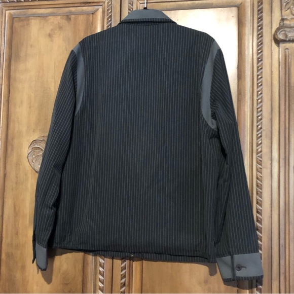 Penguin Authentic Original Men's Large Striped Zip Up Jacket Vintage - Picture 12 of 12